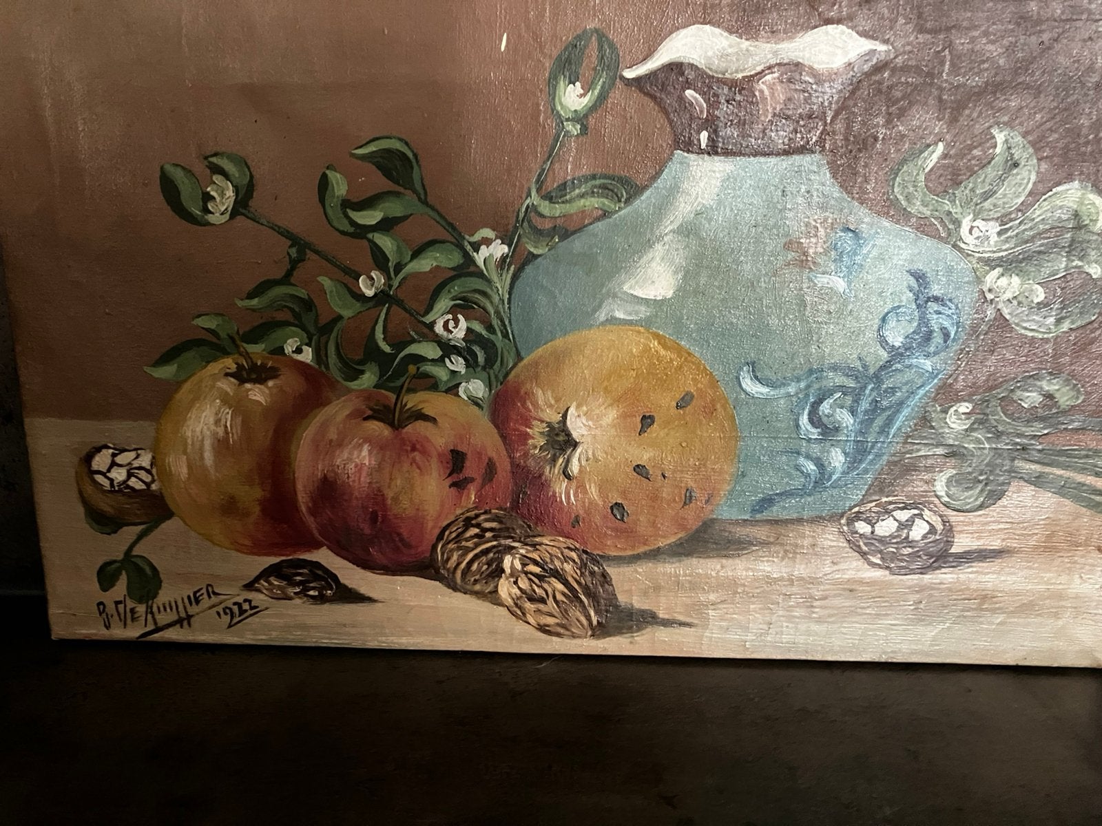 Stilleven op doek, Enlèvement, Nature morte, Toile