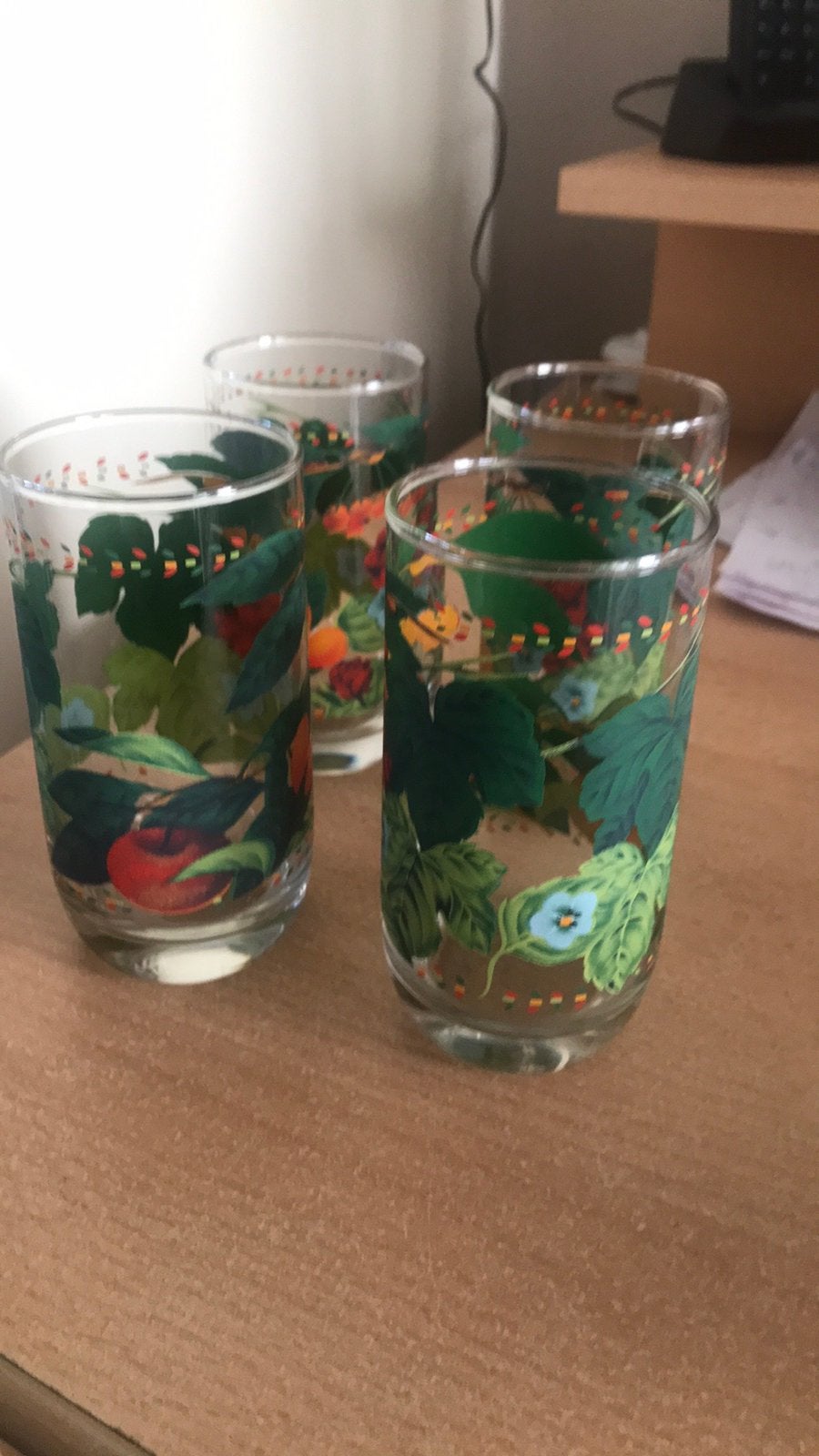4 longdrinkglazen voor 1e, Enlèvement ou Envoi, Comme neuf