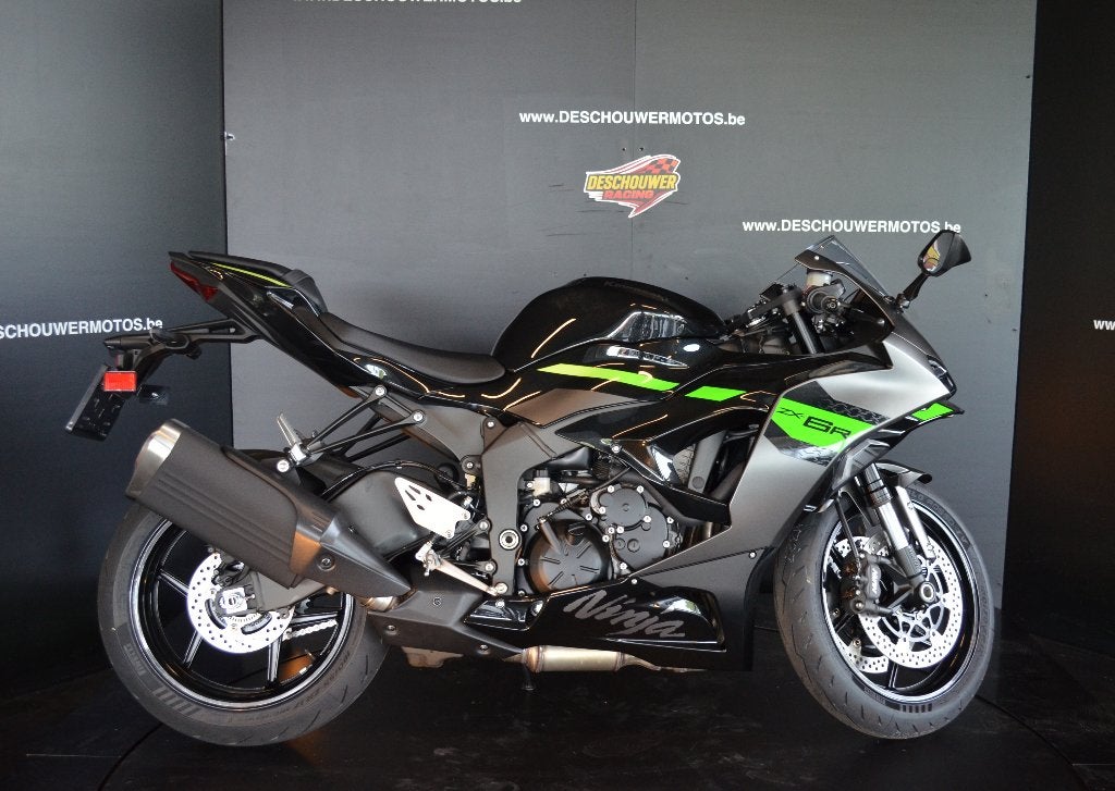 2026 Kawasaki ZX-6R Grey / Black | 4 Jaar Fabrieksgarantie, Motos, Permis Moto A, Entreprise, Plus de 35 kW, Super Sport