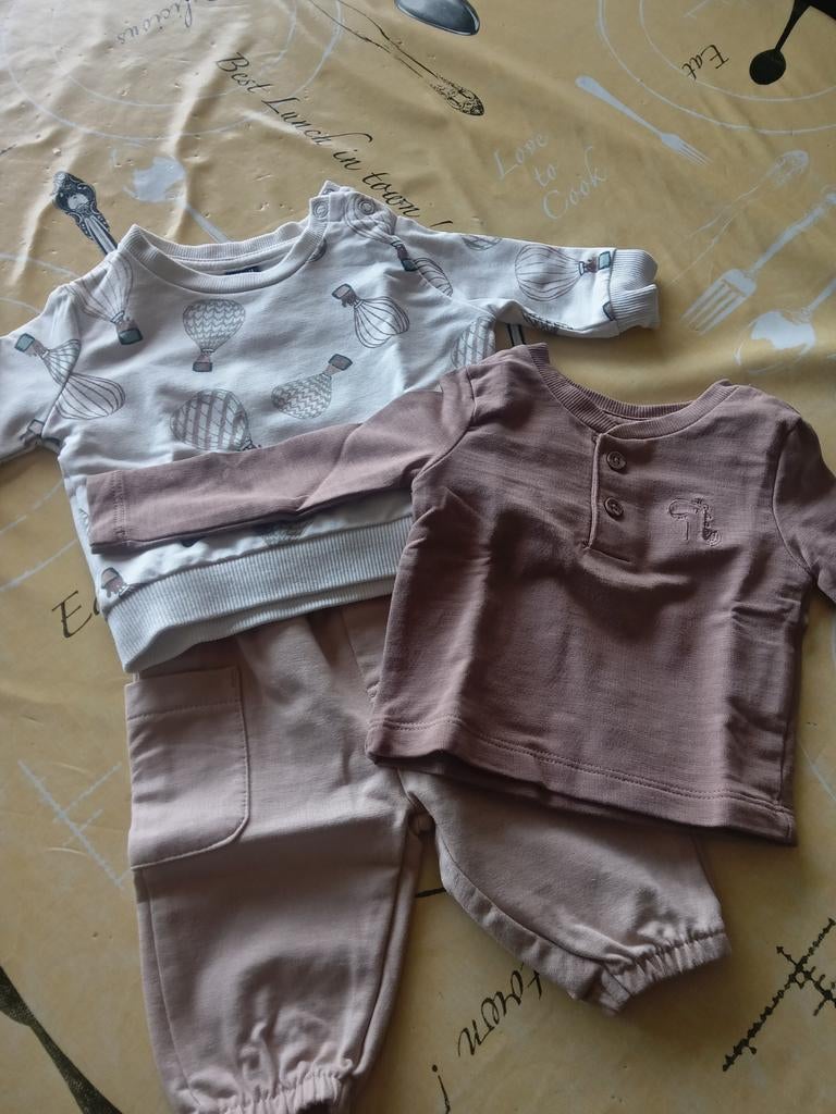 Ensemble 3 pièces pour bébé taille 50, Enfants & Bébés, Vêtements de bébé | Taille 56, Enlèvement, Neuf, Garçon, Ensemble