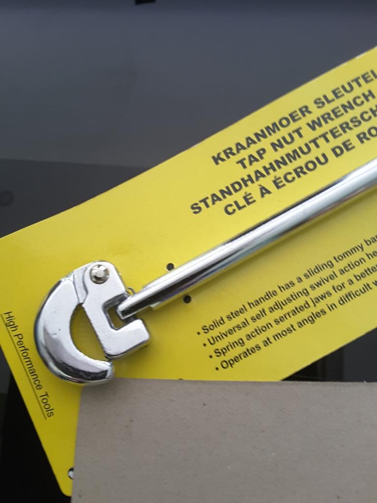 Verstelbare moersleutel sanitair, Doe-het-zelf en Bouw, Gereedschap | Handgereedschap, Ophalen, Nieuw