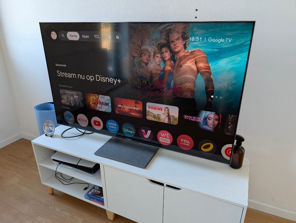 Téléviseur 4K TCL 55 pouces, QLED, Enlèvement ou Envoi, Comme neuf, 100 cm ou plus