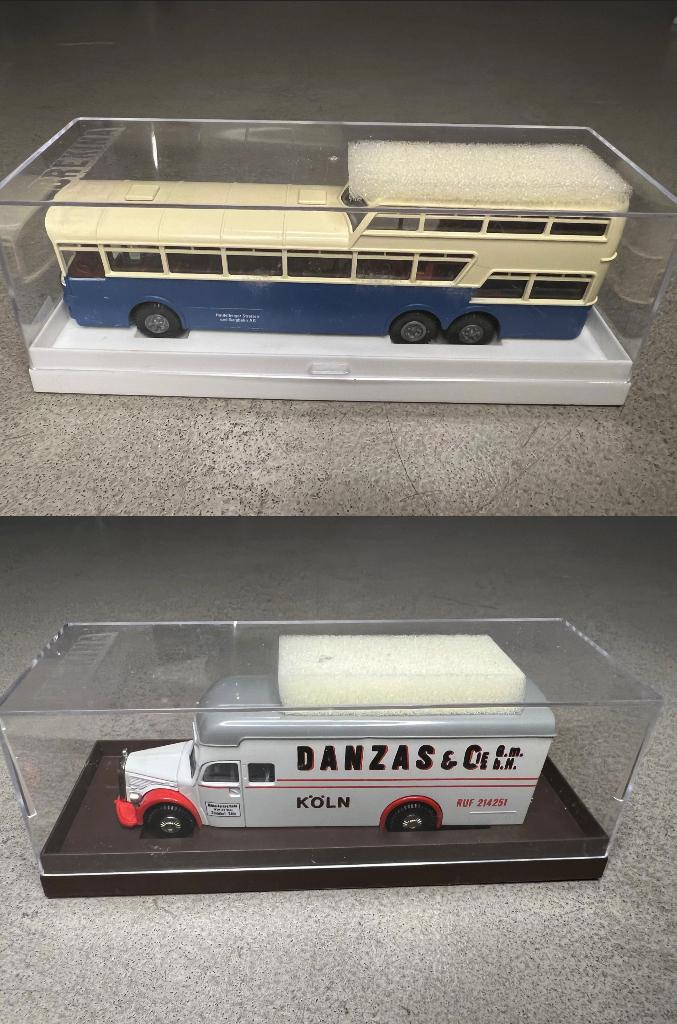 2x mercedes - brekina - 1/87 -, Hobby en Vrije tijd, Ophalen of Verzenden, Nieuw, Brekina