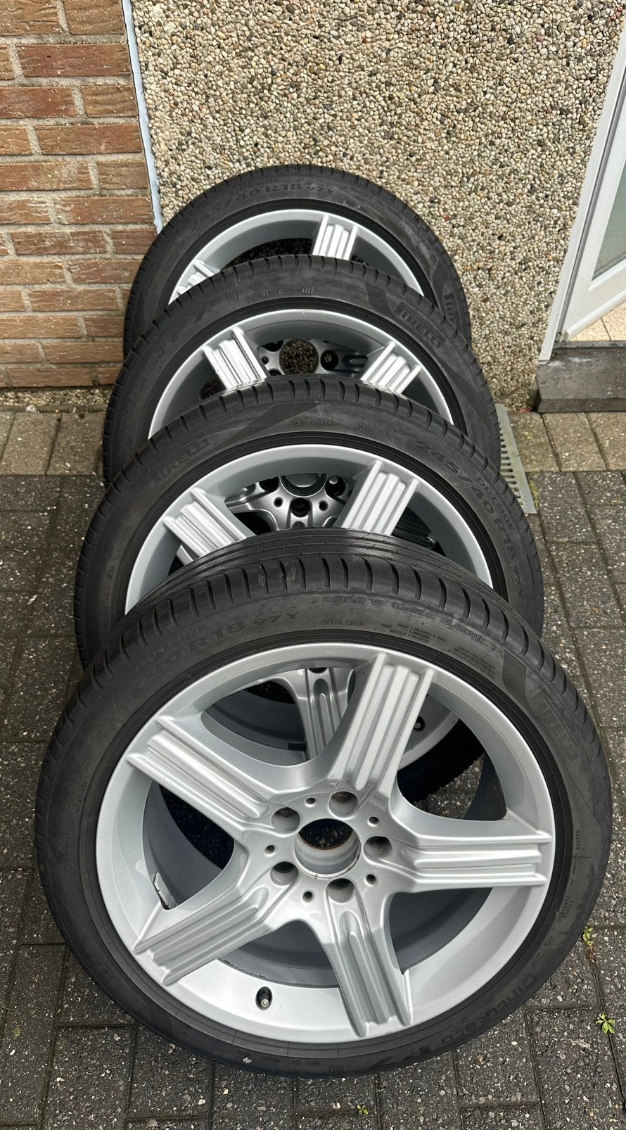 Jantes Mercedes d'origine 5x112 18 ( sur Audi, Vw,..., Autos : Pièces & Accessoires, 245 mm, Pneus été, 18 pouces, Enlèvement