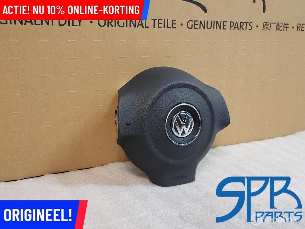 ORIGINELE STUURAIRBAG VW GOLF 6 POLO 6R GTI NIEUW AIRBAG, Auto-onderdelen, VOLKSWAGEN, Volkswagen, Nieuw, Ophalen of Verzenden