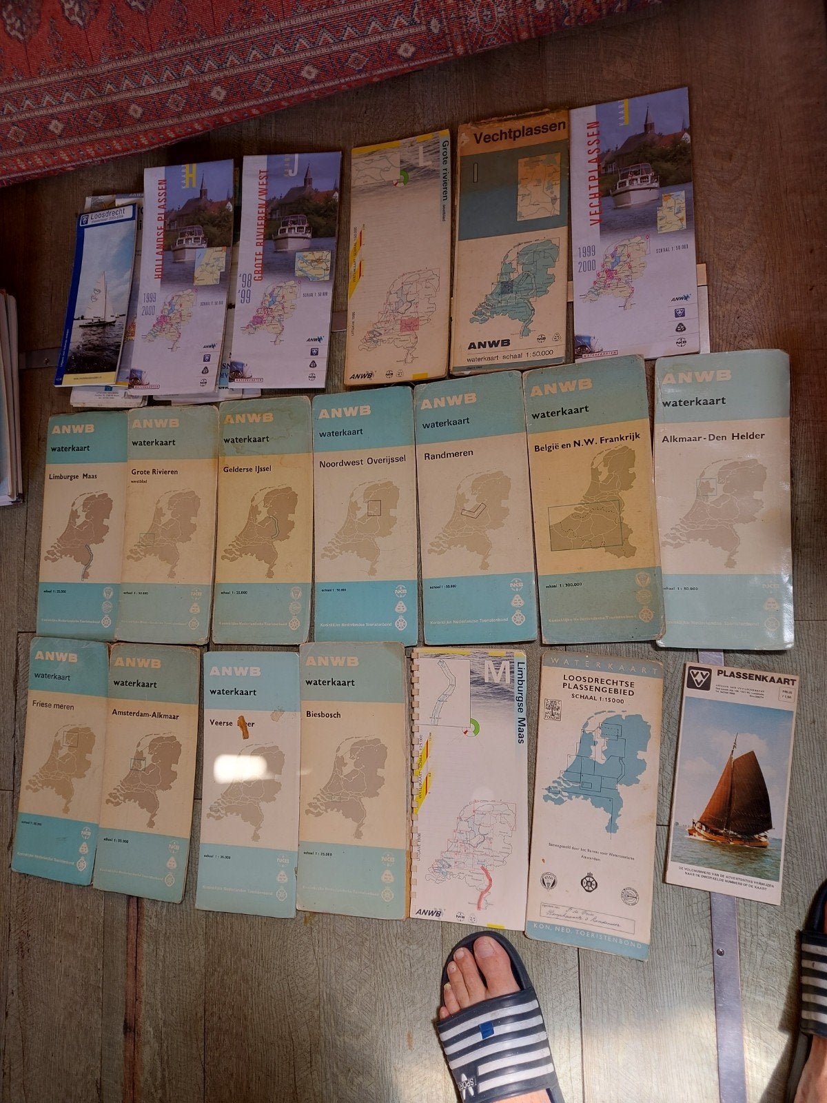 Cartes marines ANWB, Enlèvement