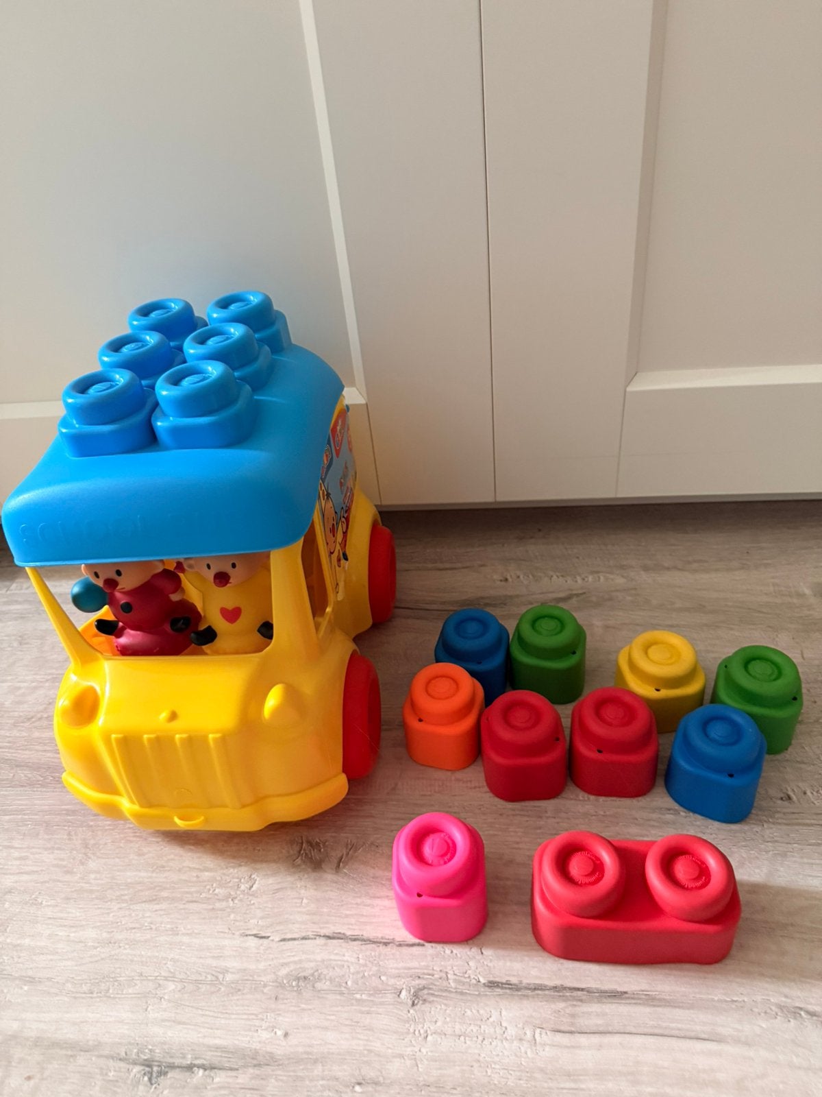 Bumba speelgoedauto met enkele blokjes, Kinderen en Baby's, Ophalen, Gebruikt