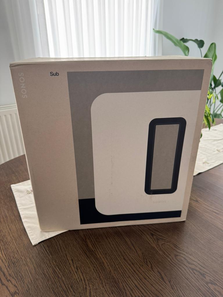 Sonos Sub - Gen 3 - Wit - Nieuw - Geseald - Spotprijs!, Audio, Tv en Foto, Luidsprekerboxen, Ophalen of Verzenden, Zo goed als nieuw