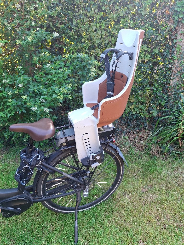 Fietstoeltje Bobike geschikt voor e-bike of gewone fiets, Ophalen, Achterzitje, Boobike, Gebruikt