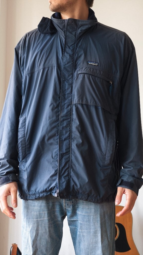 Veste Coupe-Vent Patagonia Vintage - Bleu Marine - Taille XL, Vêtements | Hommes, Enlèvement ou Envoi, Taille 56/58 (XL), Bleu