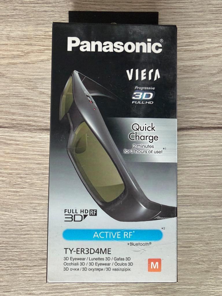 Panasonic 3D-bril (3 paar) TY-ER3D4ME - Nieuw, Audio, Tv en Foto, Televisie-accessoires, Nieuw, Ophalen of Verzenden