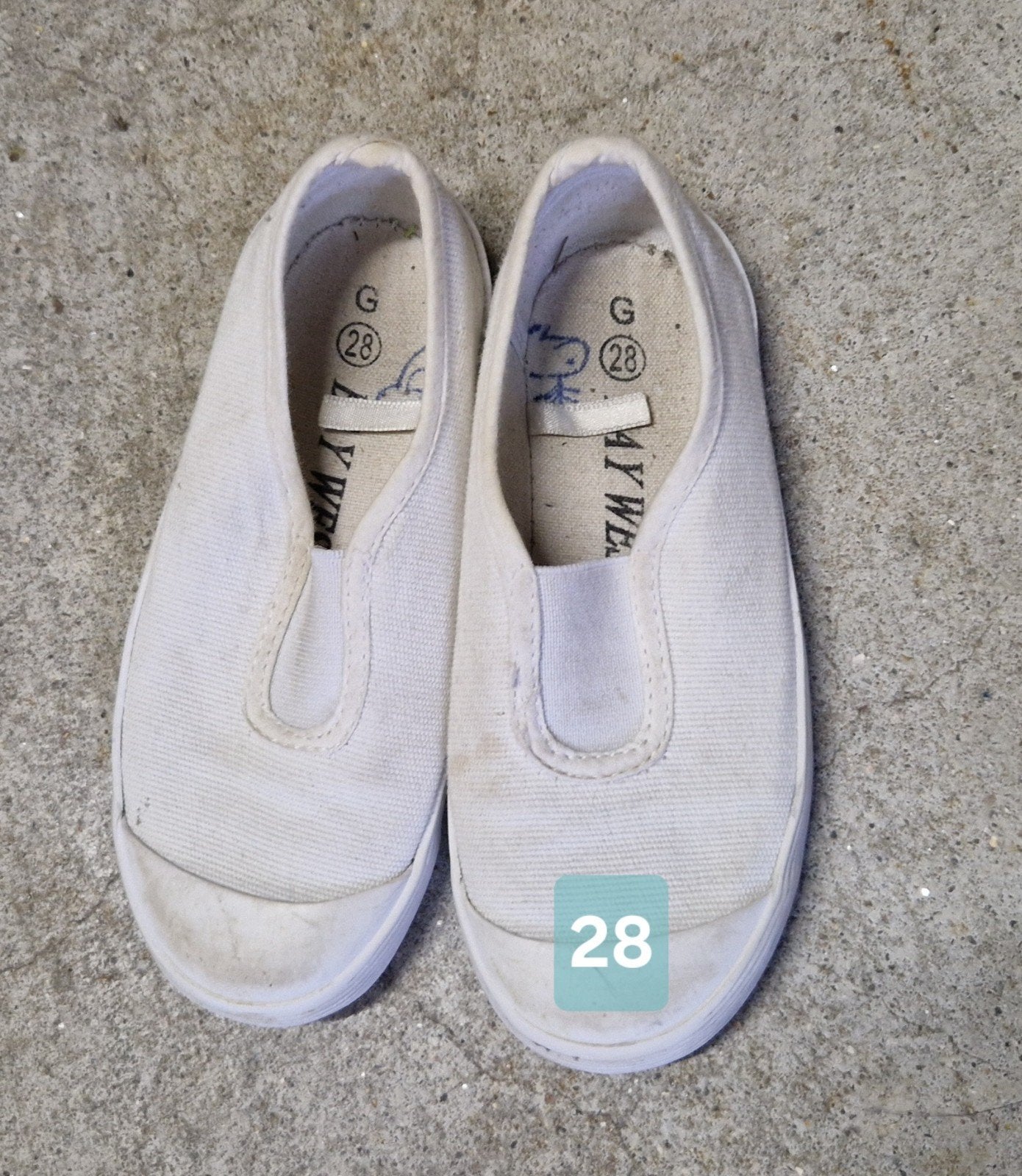 turnpantoffels maat 28, Kinderen en Baby's, Ophalen, Gebruikt, Bay west, Jongen of Meisje