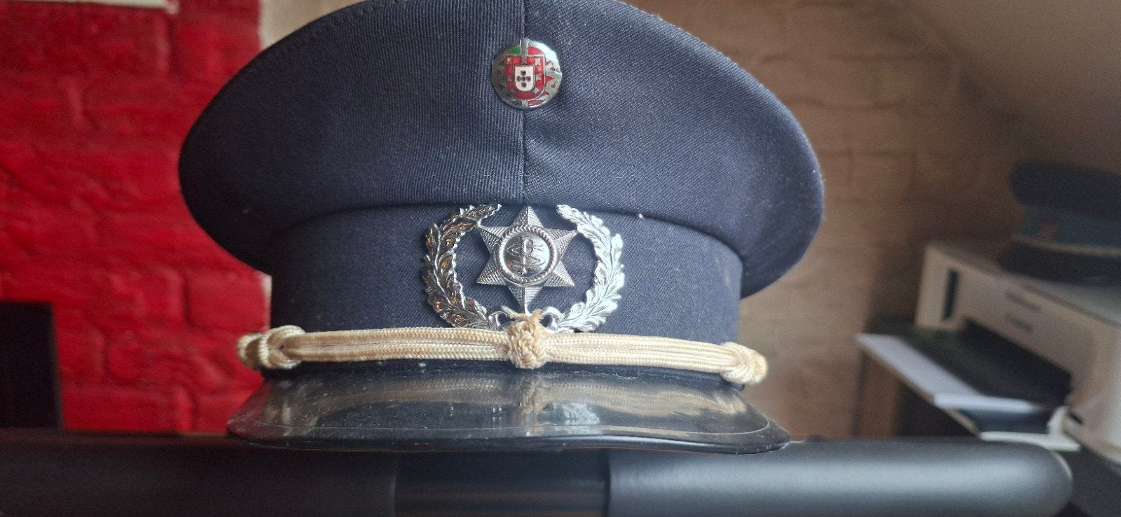Portugese Politiepet (PSP), Ophalen, Landmacht, Helm of Baret