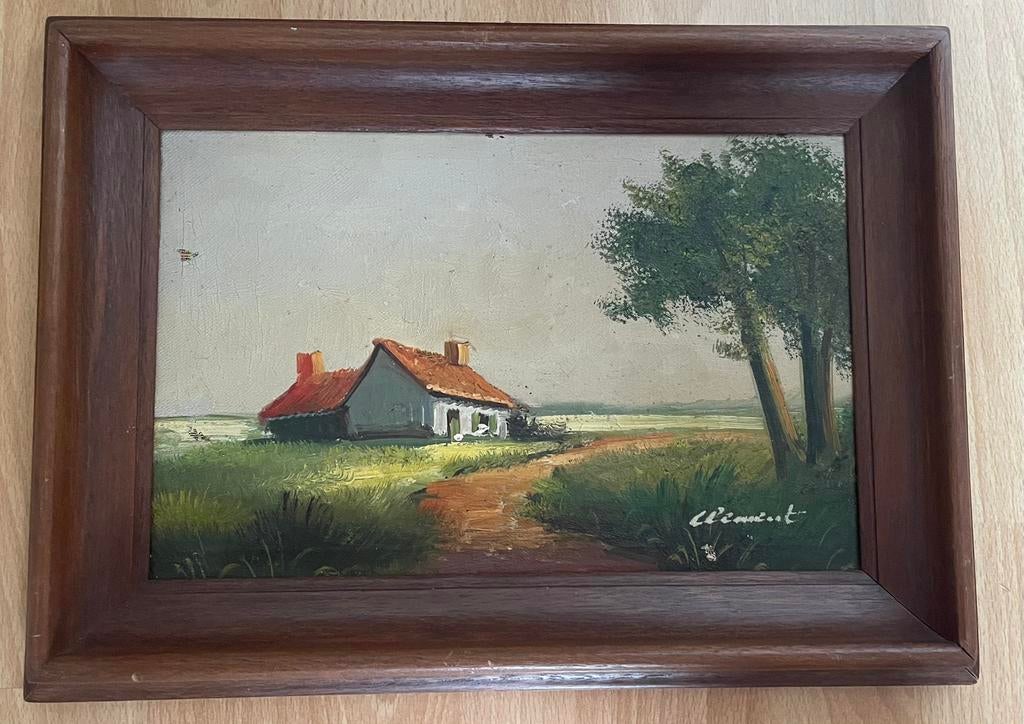 Eenvoudig schilderijtje, Antiek en Kunst, Ophalen of Verzenden
