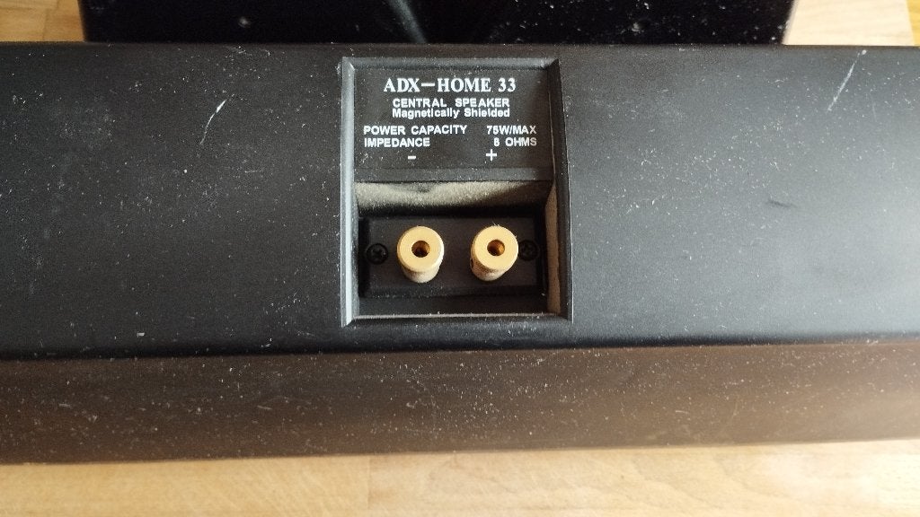 Haut parleur   ( arrière et centrale), Audio, Tv en Foto, Ophalen, Gebruikt, Overige systemen, Overige merken