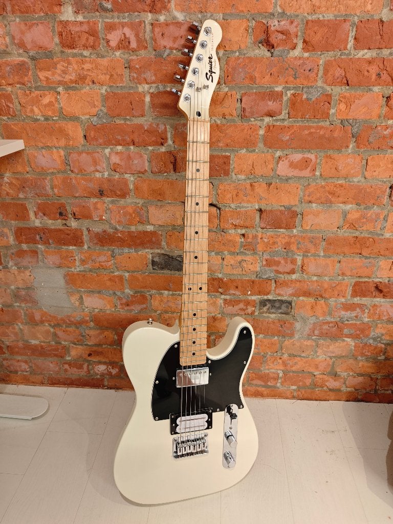 squier contemporary telecaster pearl white, Musique & Instruments, Enlèvement ou Envoi, Utilisé, Solid body