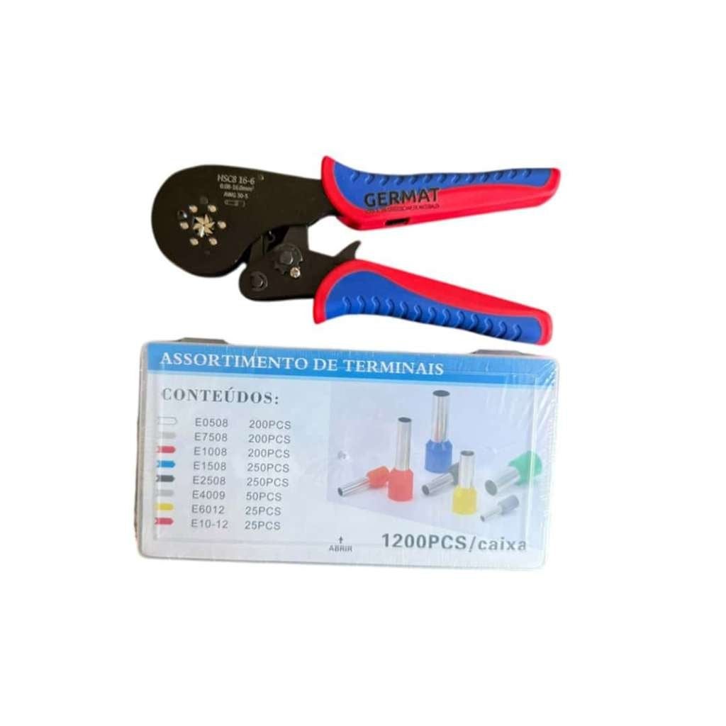 Pince à sertir à bout de fil 0,25-16, Hobby & Loisirs créatifs, Enlèvement ou Envoi, Neuf, Poignée souple, Bleu