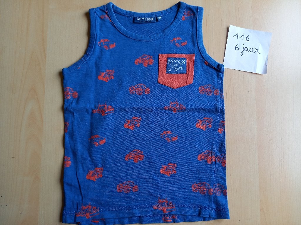 Nieuwstaat pakket t-shirts merkkleding maat 116 jongen, Ophalen of Verzenden, Zo goed als nieuw, Someone, Shirt of Longsleeve
