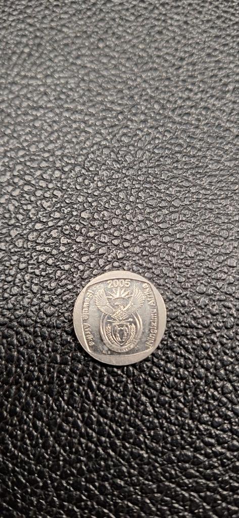 Zuid-Afrika 1 rand 2005, Timbres & Monnaies, Monnaies | Afrique, Enlèvement ou Envoi, Afrique du Sud