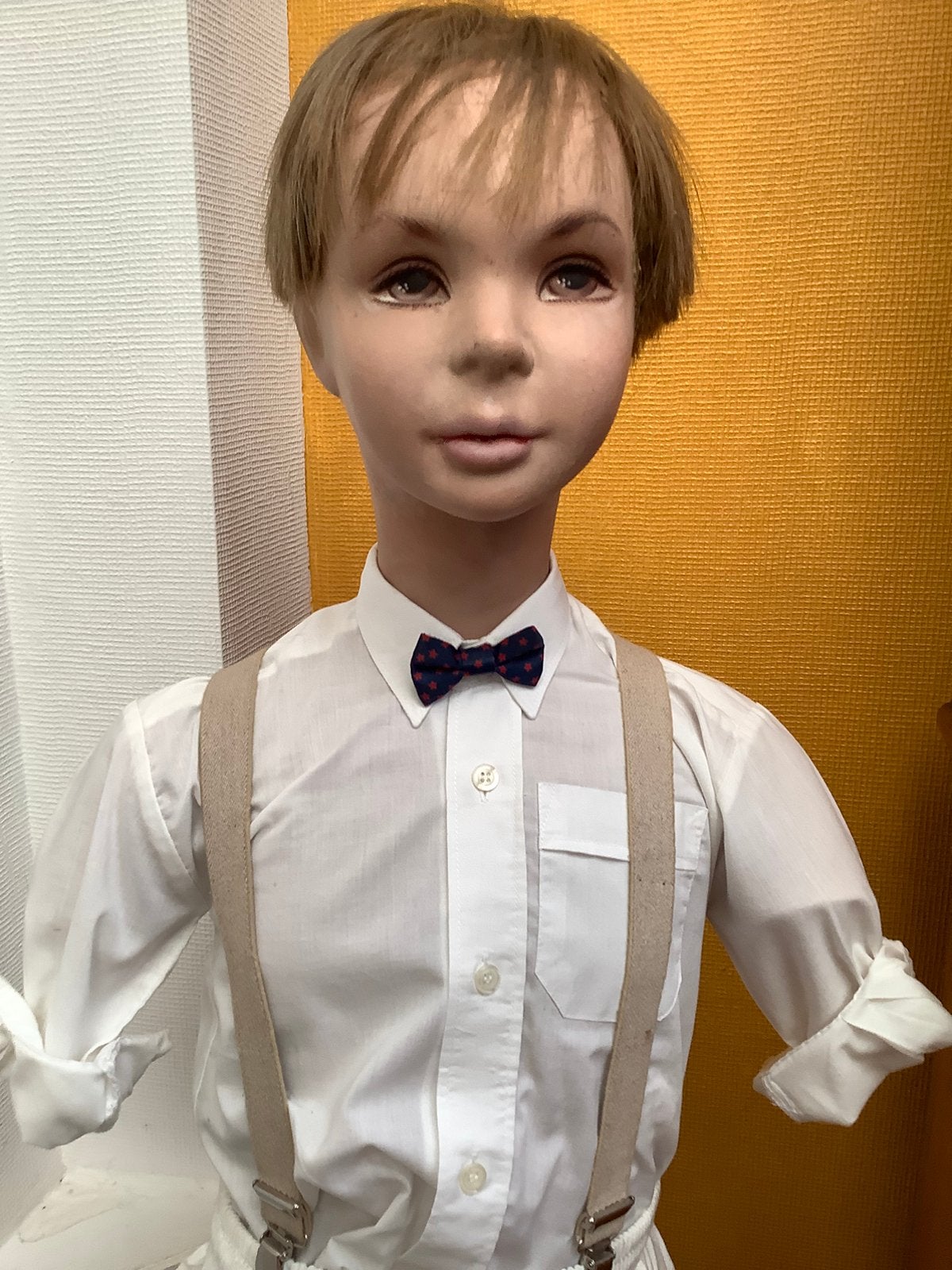 Mannequin vintage 140 cm sur support., Enlèvement ou Envoi, Enfants