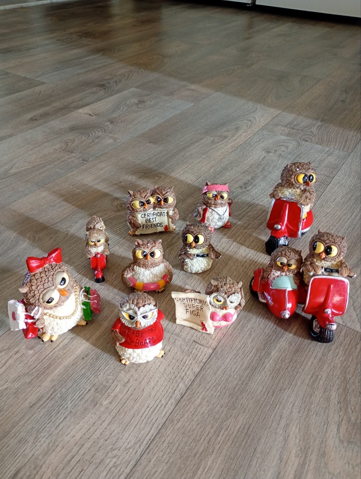 decoratie-uiltjes, Ophalen