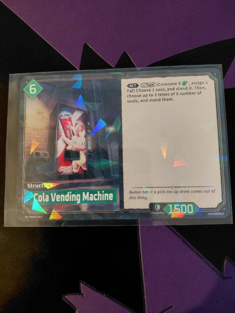 Palworld: Cola V. Machine - <R> EBP01-064 (PRISTINE | HOLO), Enlèvement ou Envoi, Neuf, Carte(s) à jouer