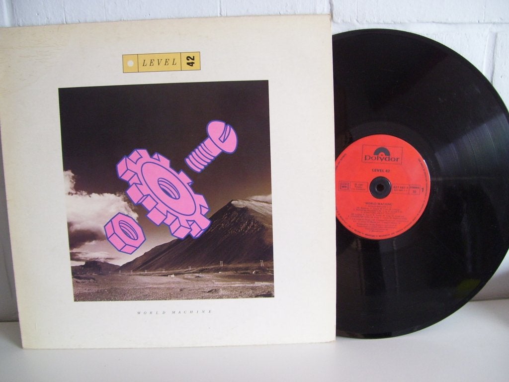 LEVEL 42  world machine, CD & DVD, Vinyles | Rock, Pop rock, Enlèvement ou Envoi, Avec pochette intérieure, Utilisé