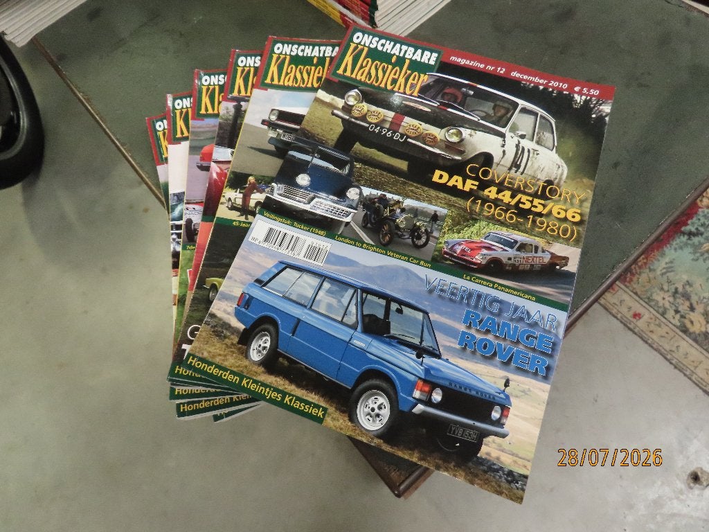 Onschatbare Klassieker Magazine Complete jaargang 2010, Verzamelen, Ophalen of Verzenden, Zo goed als nieuw, Auto's