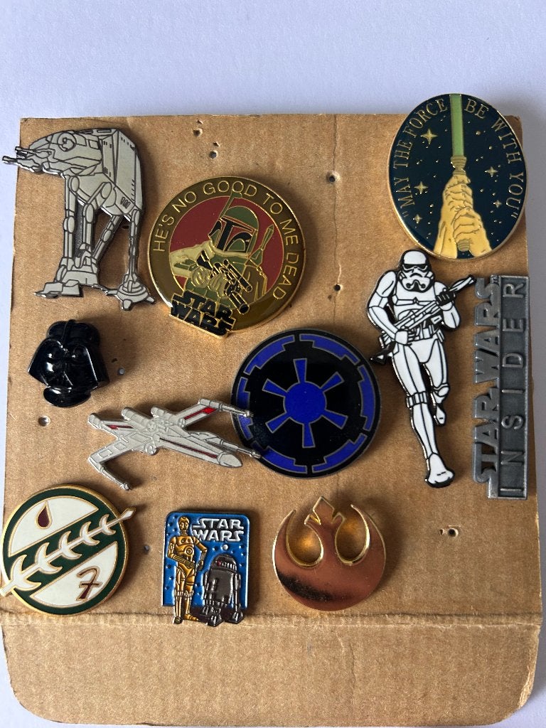 Star Wars pins set van 11, Verzamelen, Ophalen of Verzenden, Zo goed als nieuw, Overige typen