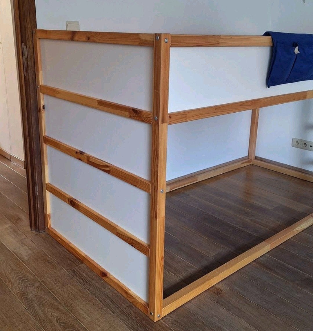 lit cabane enfant + matelas + rangement, Enlèvement, Comme neuf