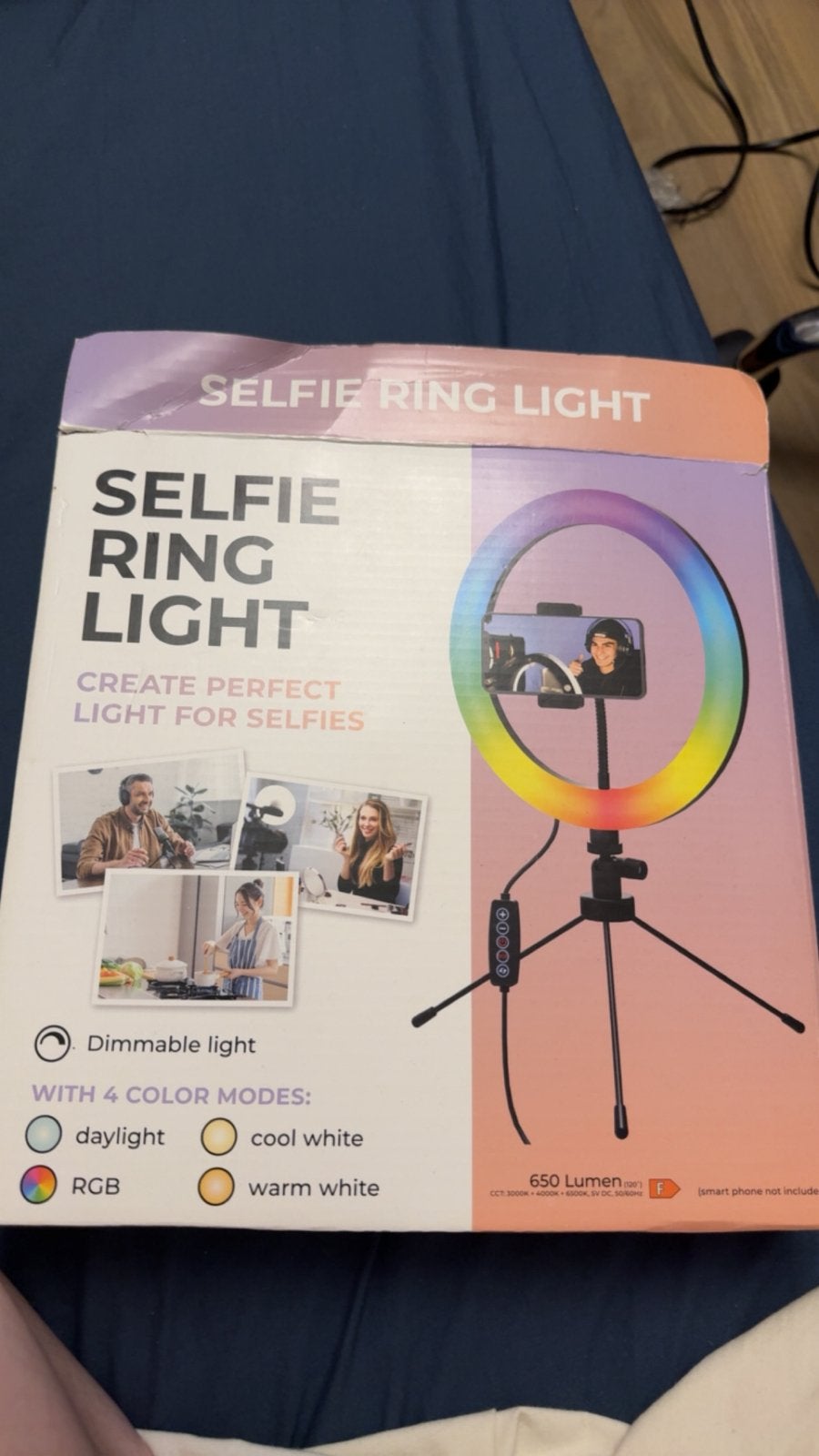 Ring lamp, Ophalen, Zo goed als nieuw