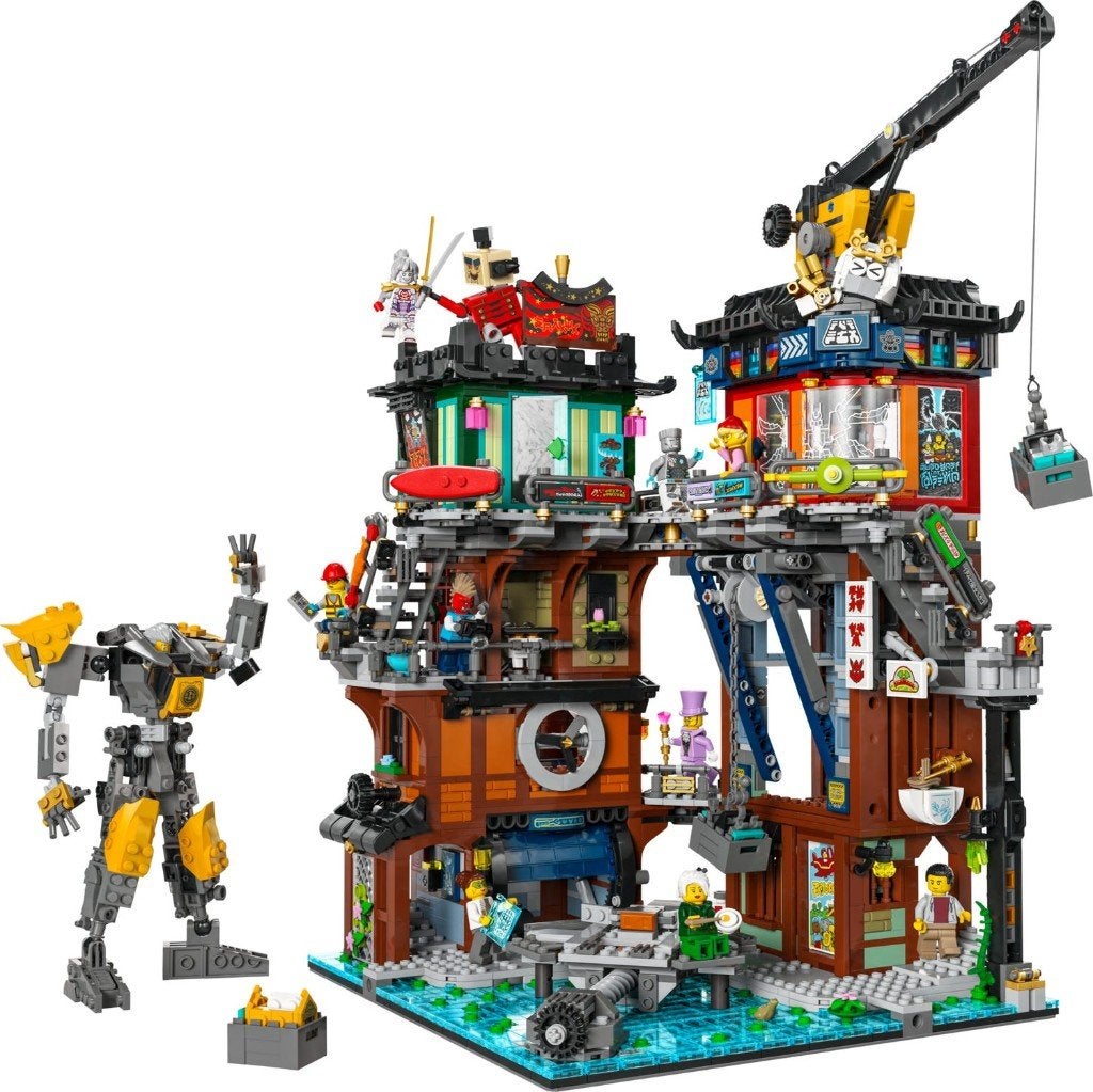 Lego 71837 Ninjago werkplaatsen, Inclusief extra onderdelen, Lego, Ophalen of Verzenden, Zo goed als nieuw