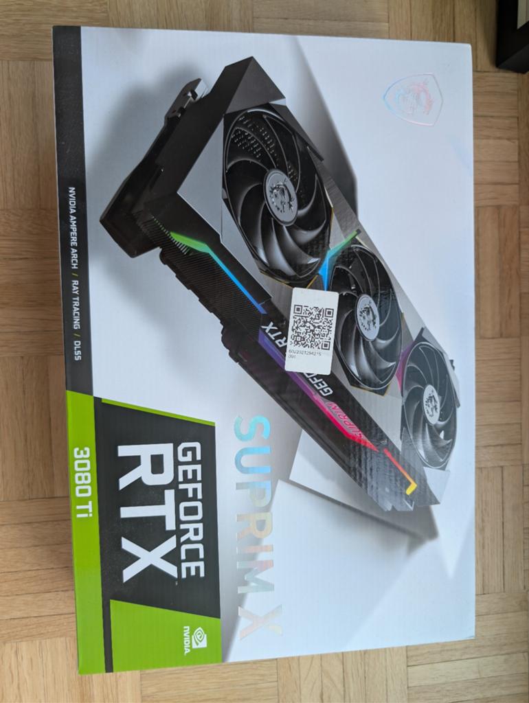 MSI SUPRIM RTX 3080 Ti, Computers en Software, Videokaarten, Ophalen of Verzenden, Nvidia, PCI