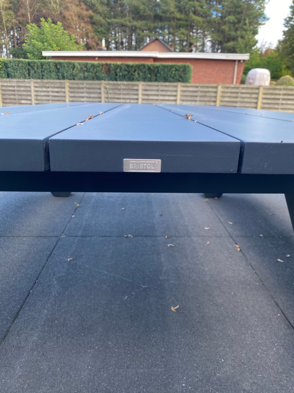 Aluminium buiten bank, Tuin en Terras, Ophalen, Gebruikt, Aluminium