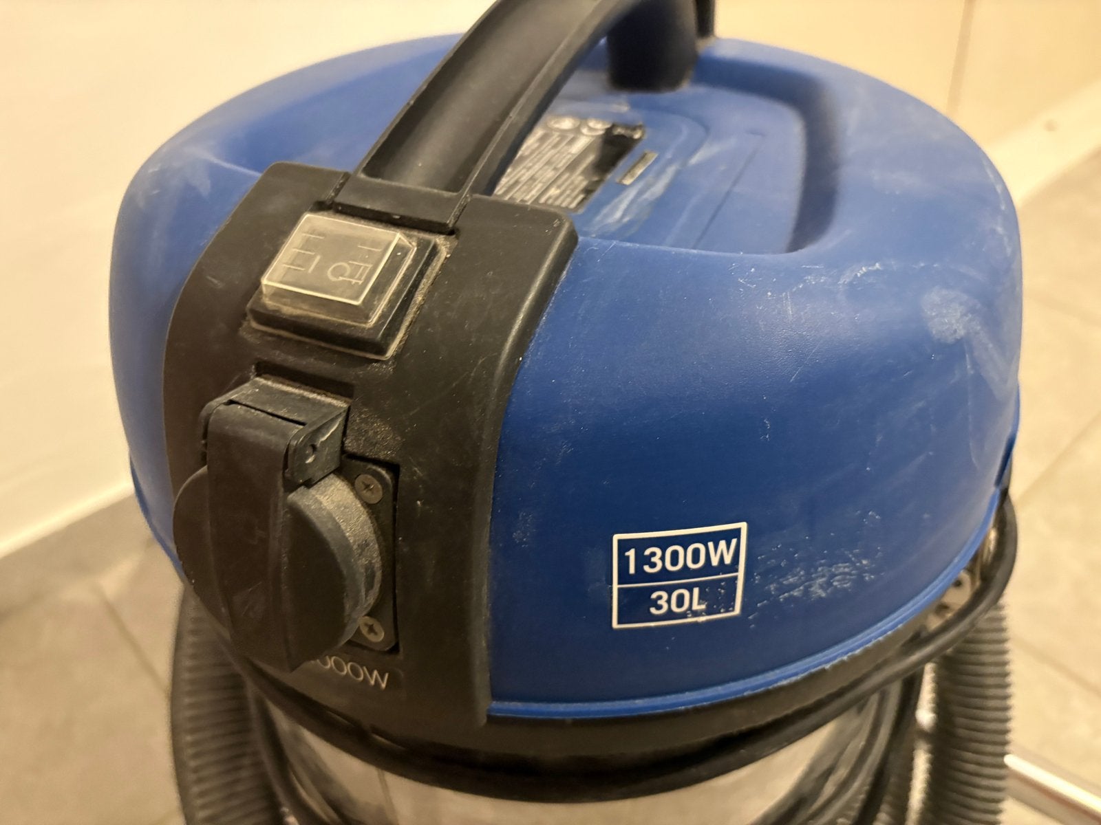 Aspirateur de chantier Scheppach NTS30 Premium – 30L, Jardin & Terrasse, Enlèvement ou Envoi, Utilisé