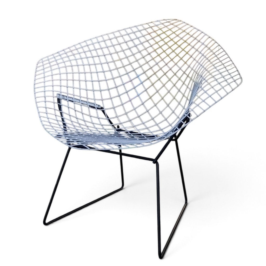 Harry Bertoia Diamond Lounge Chair Knoll 1960s black - white, Ophalen of Verzenden