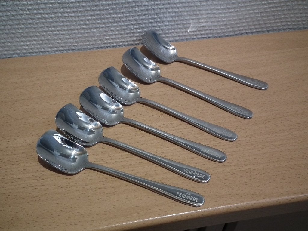 6 petites cuillères (La fermière) longueur 13,5 cm.(nouveau), Maison & Meubles, Cuisine | Couverts, Autres marques, Autres types