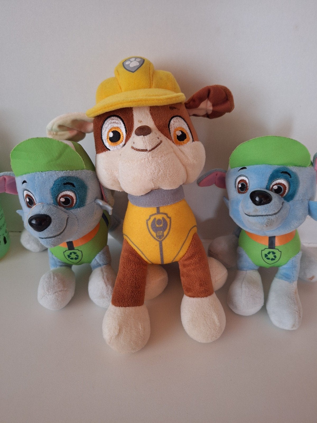 2 paw patrol knuffels, Paw Patrol, Enlèvement, Utilisé, Chien