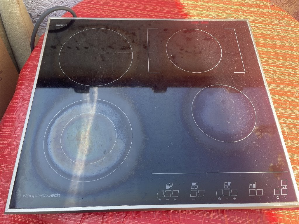 Elektrische kookplaat Kuppersbusch, Electroménager, 4 zones de cuisson, Encastré, Enlèvement, Utilisé