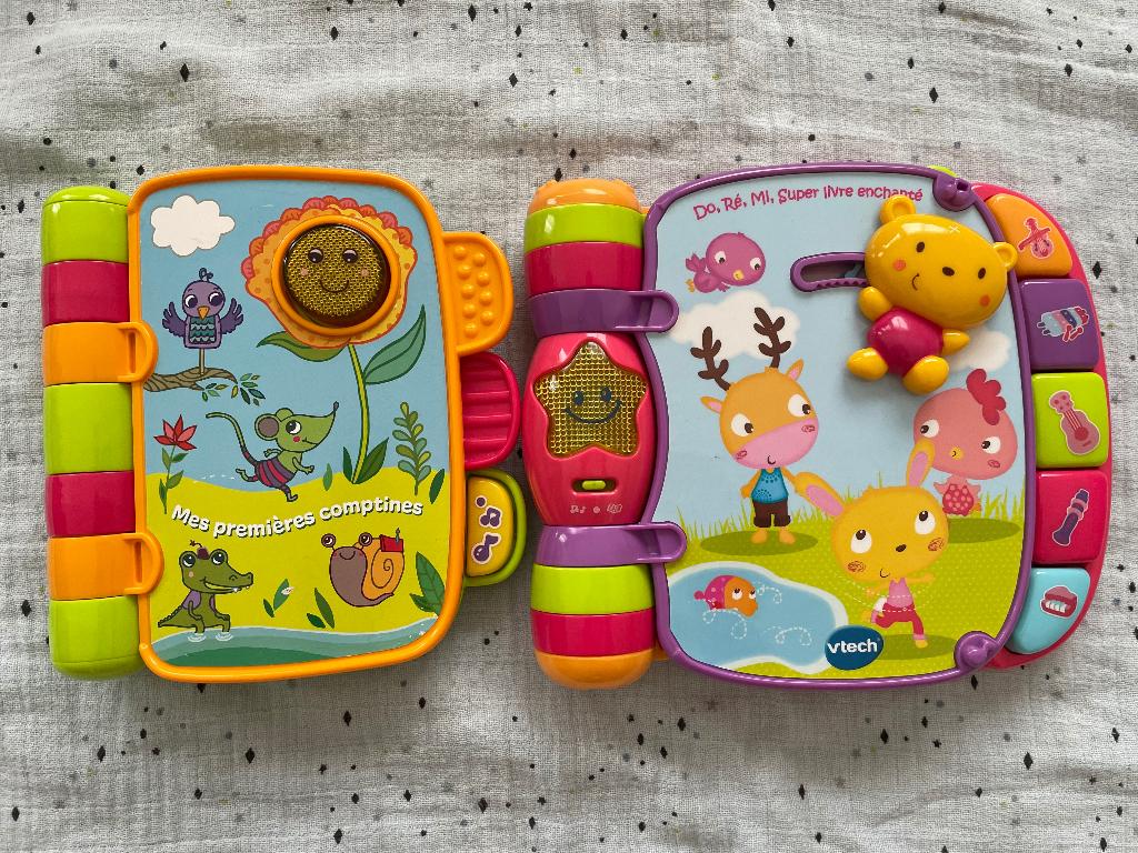 Livres musicaux Vtech, Enlèvement, Comme neuf, 6 mois à 2 ans