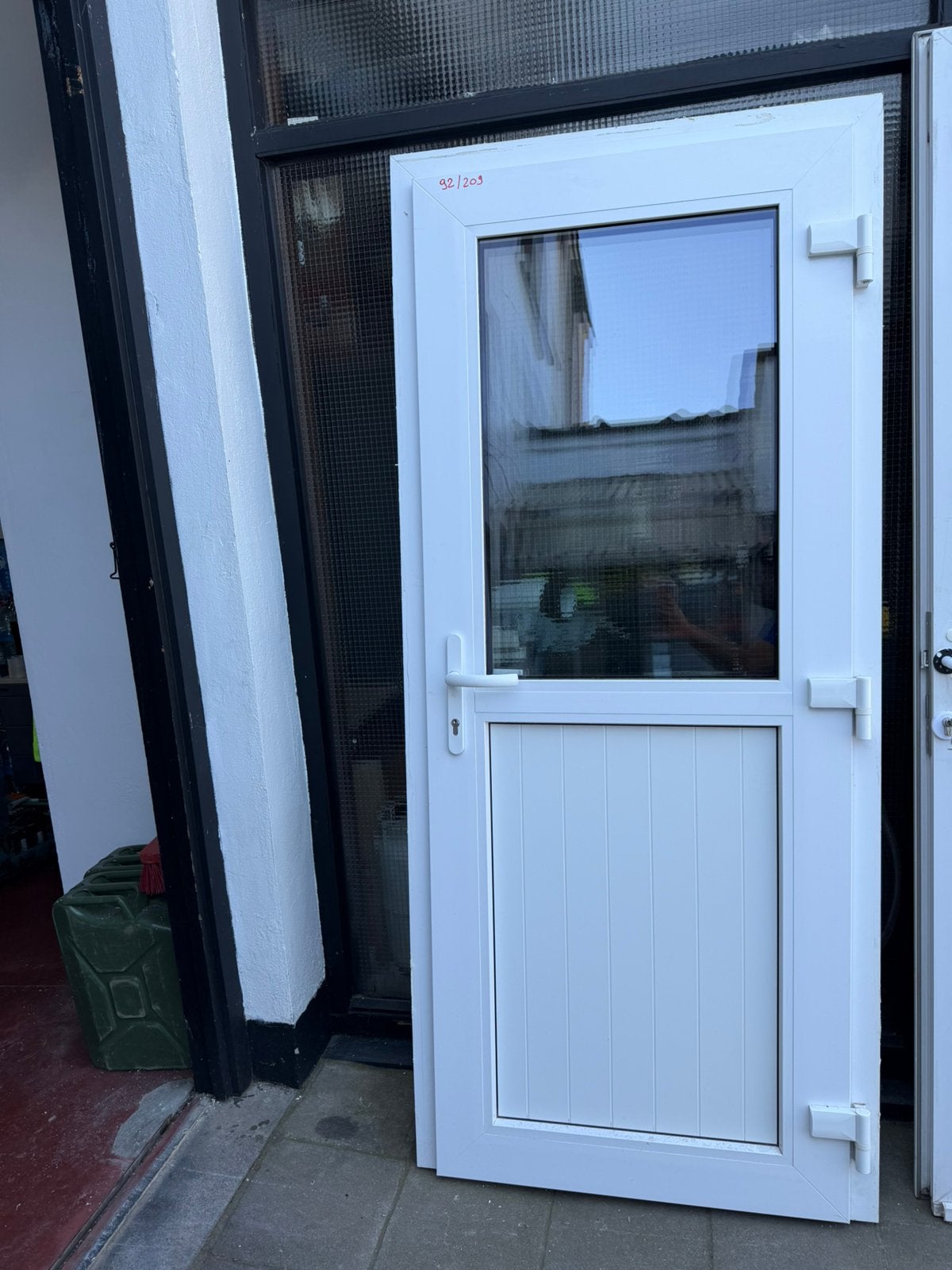 PVC DEUR 3 DUBBELGLAS THUIS LEVERBAAR, Ophalen