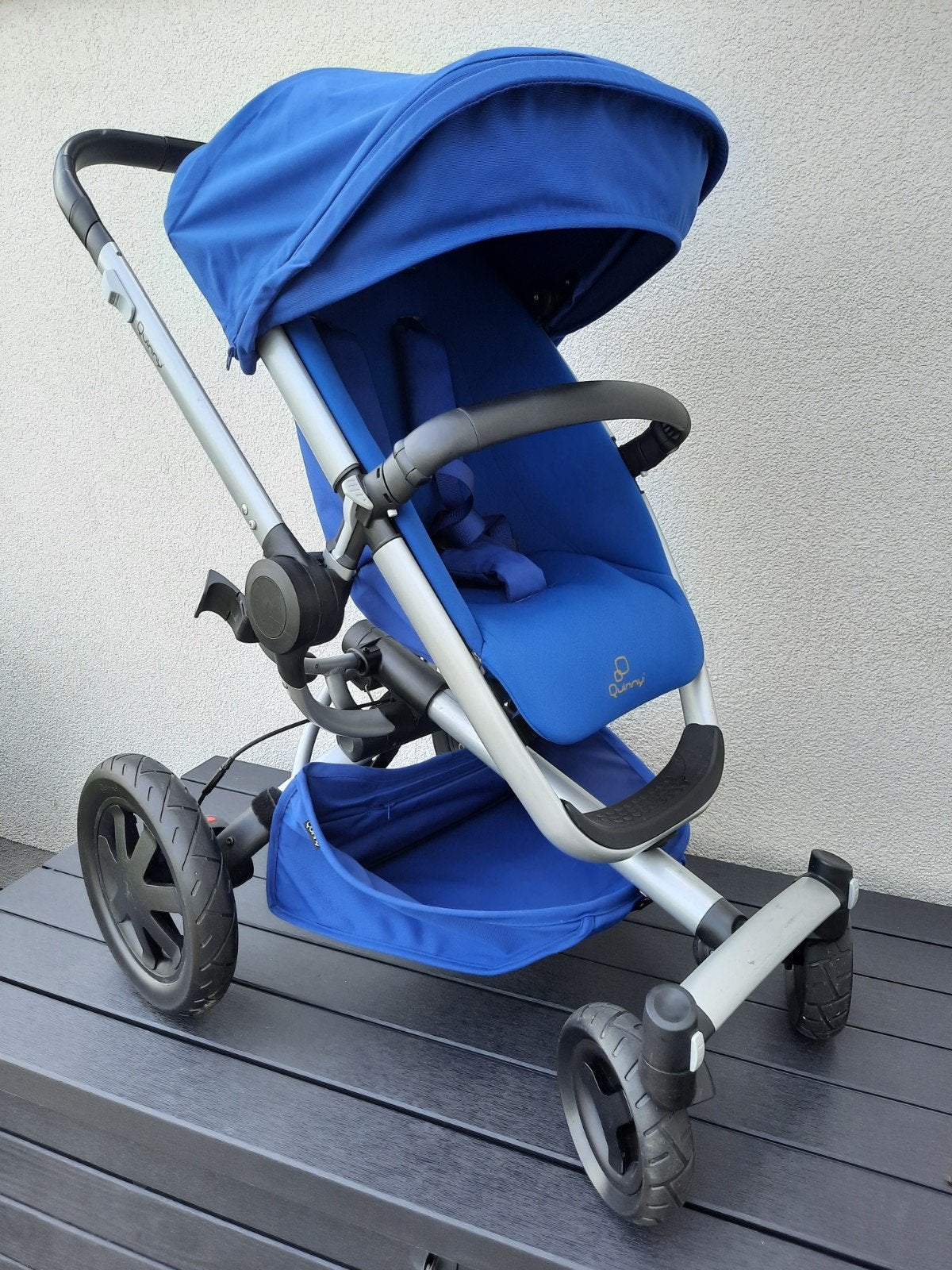 Quinny Buzz Xtra Blue. Poussette + landau +accessoires, Poussette combi, Enlèvement, Avec nacelle, Comme neuf