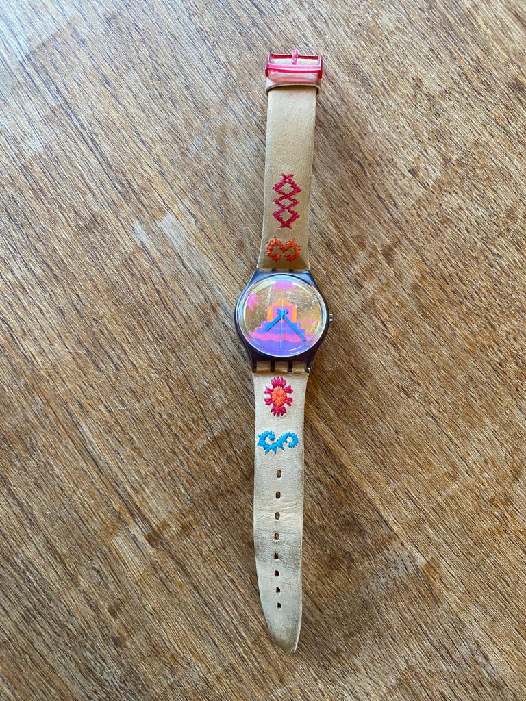 Swatch montre mixée Rara Avis GV105 Cancun GN126 Collector, Envoi, Utilisé