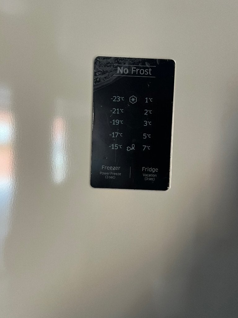 grote koelkast met ladevriezer, Elektronische apparatuur, Koelkasten en IJskasten, Ophalen, Gebruikt, Energieklasse A of zuiniger