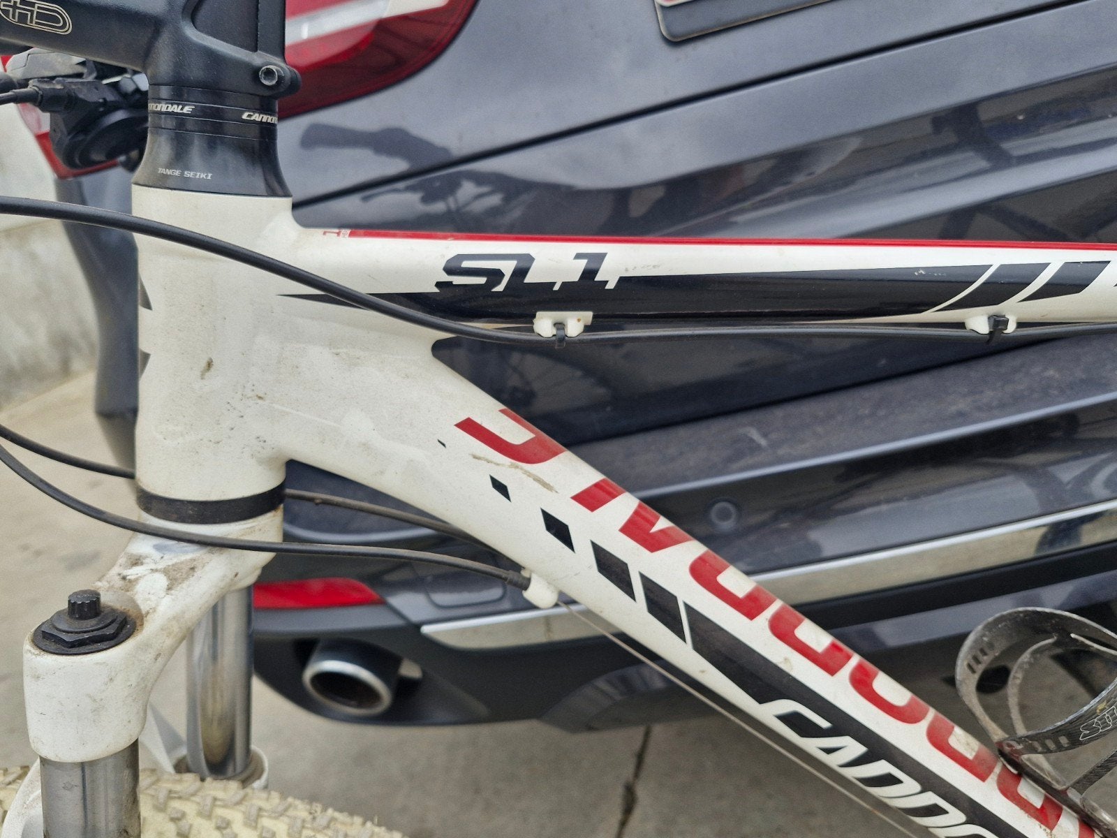 Vtt cannondale sl1 blanc, Vélos & Vélomoteurs, Vélos | VTT & Mountainbikes, Autres marques, Enlèvement, Utilisé, Hommes
