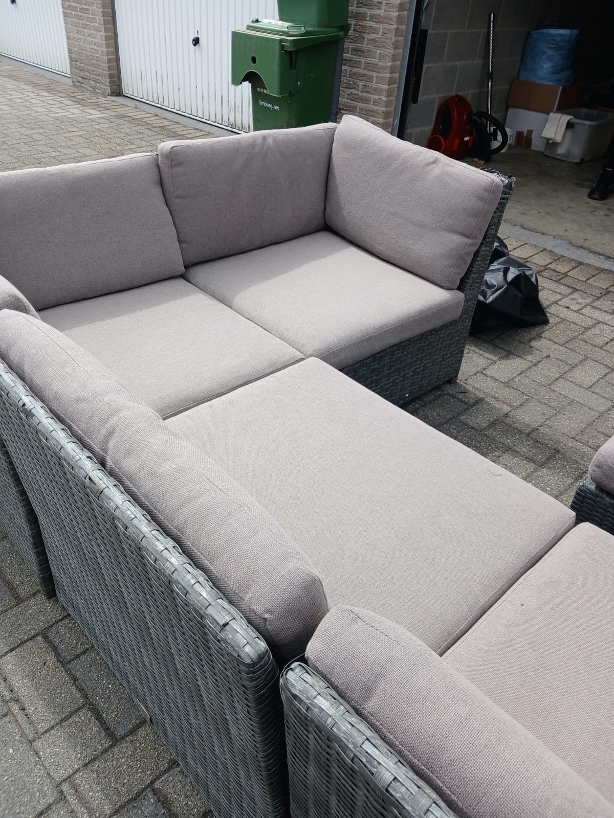 Loungeset met kussens, Tuin en Terras, Ophalen, Loungeset