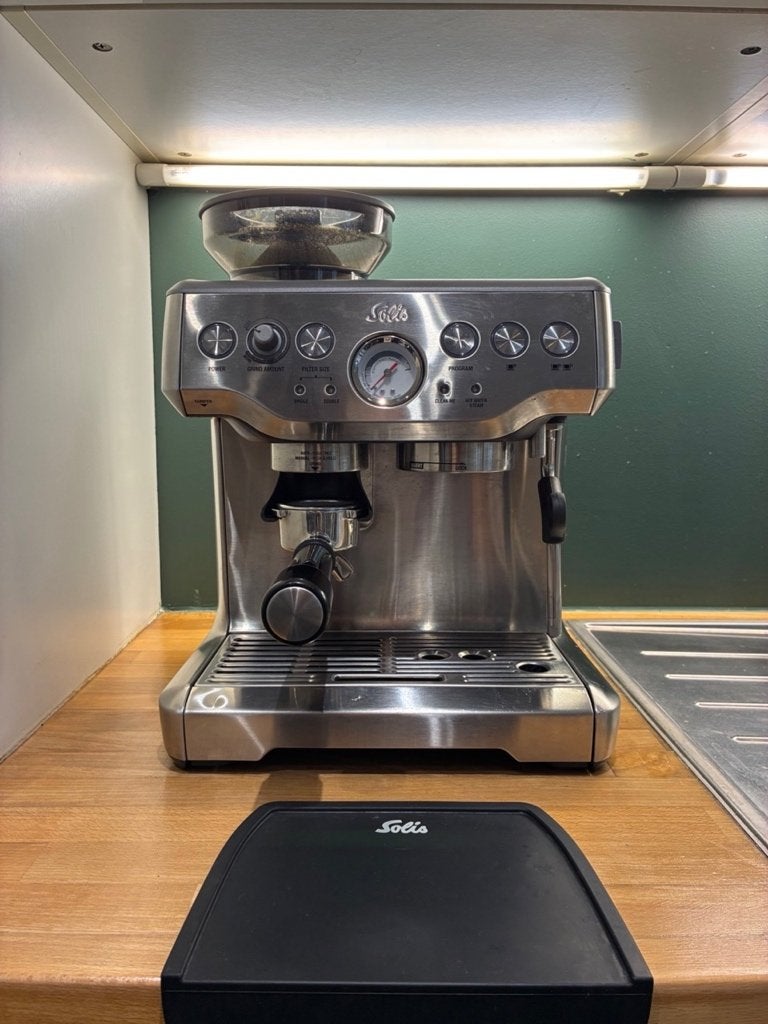 Solis Grind & Infuse Pro (Type 115) incl. 3 maanden garantie, Electroménager, Cafetières, Machine à espresso, Réservoir d'eau amovible