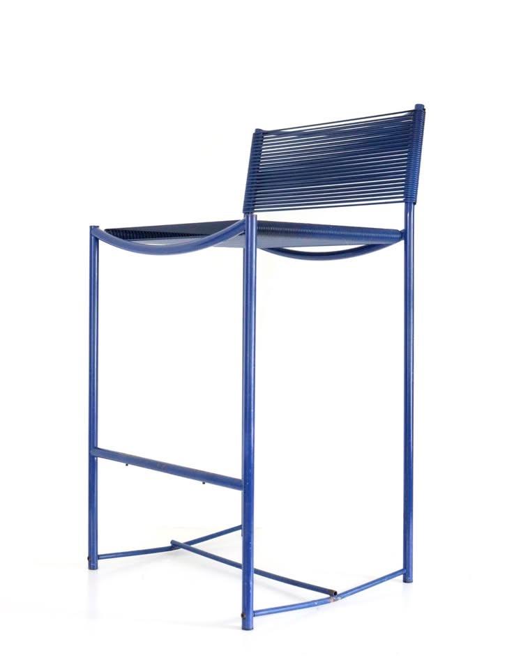 Spaghetti design bar stoel - Belotti Kruk - Alias Italy 1980, Ophalen, Gebruikt, Metaal