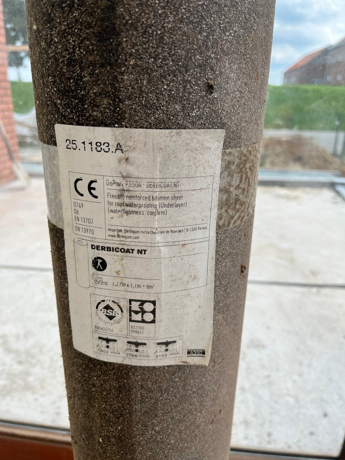 DERBIGUM BITUMEN DAKBEDEKKING 8m2, Ophalen, Nieuw