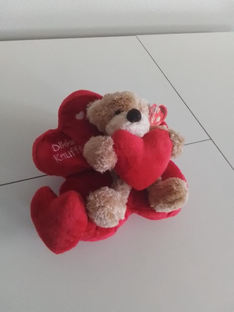Knuffel beer liefde - merk Kwikki, Ophalen, Zo goed als nieuw, Beer, Met label